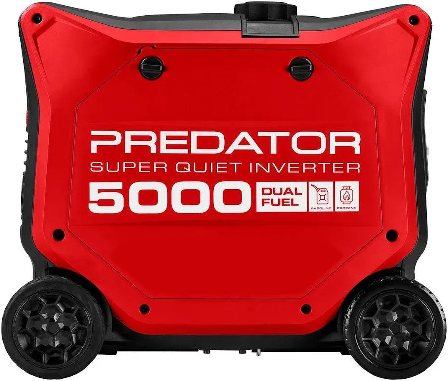 Predator 5000 Watt Dual-Fuel Super Quiet Inverter Generator with Remote Start and CO Secure Technology