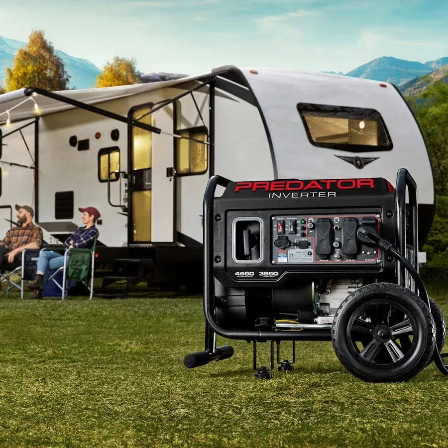 Predator 4550 Watt Open-Frame Inverter Generator With Co Secure Technology