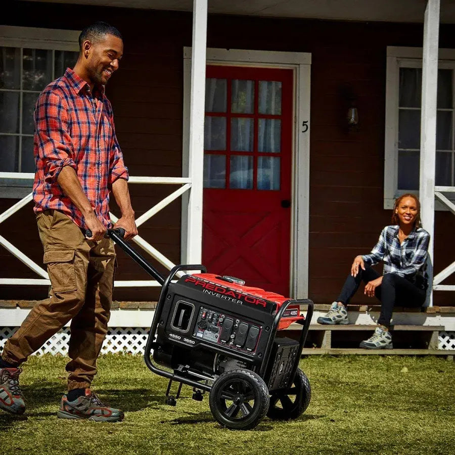 Predator 4550 Watt Open-Frame Inverter Generator With Co Secure Technology